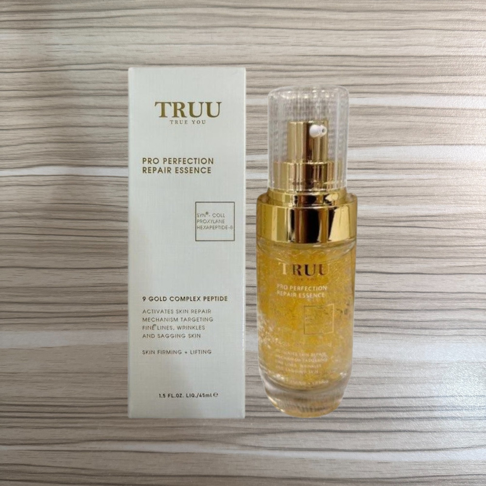 台灣製 TRUU 童 黃金胜肽賦活精華 45ml 普拉斯鏈 胜肽 抗老 保濕 緊緻 淡紋 精華 精華液-細節圖2