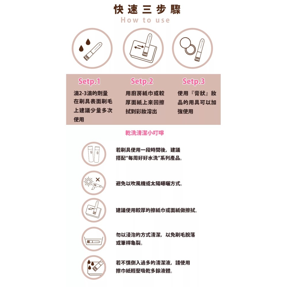 LSY 林三益 每天快快乾洗 刷具清潔液 粉狀 粉類 適用 200ml 刷具 清潔 清潔液 乾洗液 粉類 天天洗-細節圖6