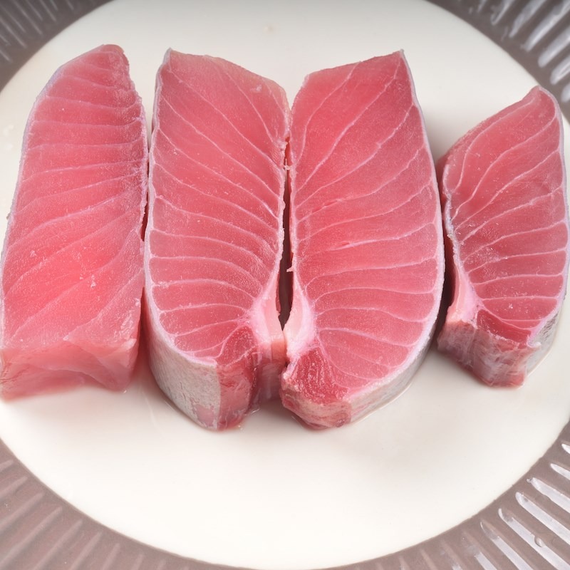 【一夫水產】大目/黃鰭 鮪魚腹肉（250g/4-6塊/包）-細節圖2