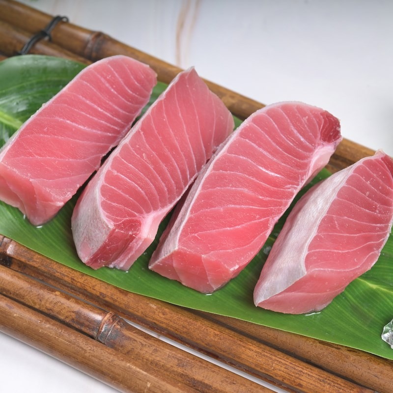【一夫水產】大目/黃鰭 鮪魚腹肉（250g/4-6塊/包）-細節圖3