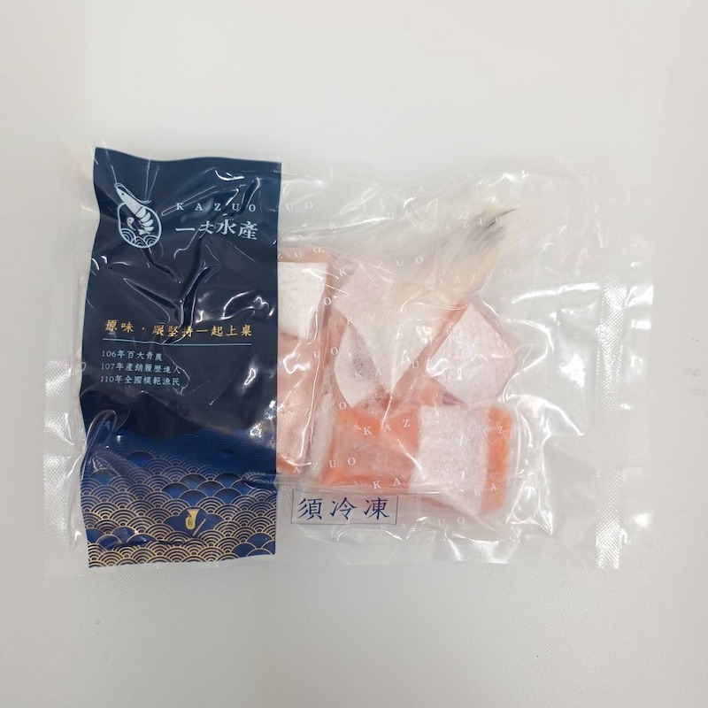 【一夫水產】挪威－鮭魚帶皮腹肉塊（200g/包）-細節圖5