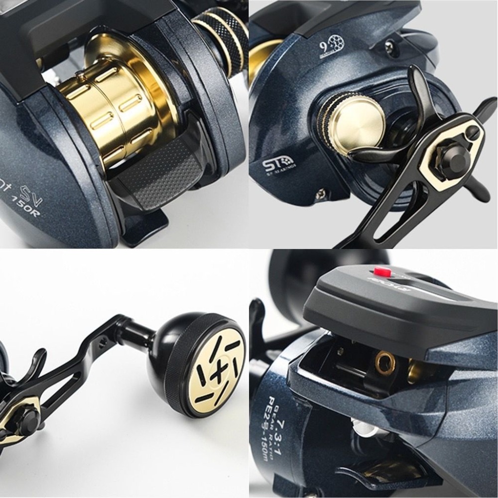 日本 RYOBI BASE POINT 基點 SV  150 右手款 電子LED數顯計米 小烏龜捲線器 IP67防水-細節圖4