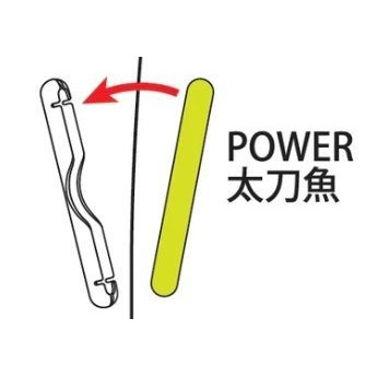 LUMICA POWER太刀魚75 夜光棒 橘色-細節圖3