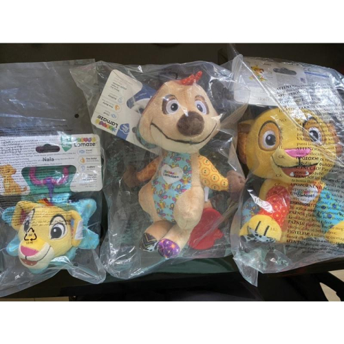 破盤下殺Lamaze Disney baby獅子王系列 寶寶五感刺激 安撫玩具 辛巴 丁滿揉揉捏捏玩偶 娜娜搖鈴