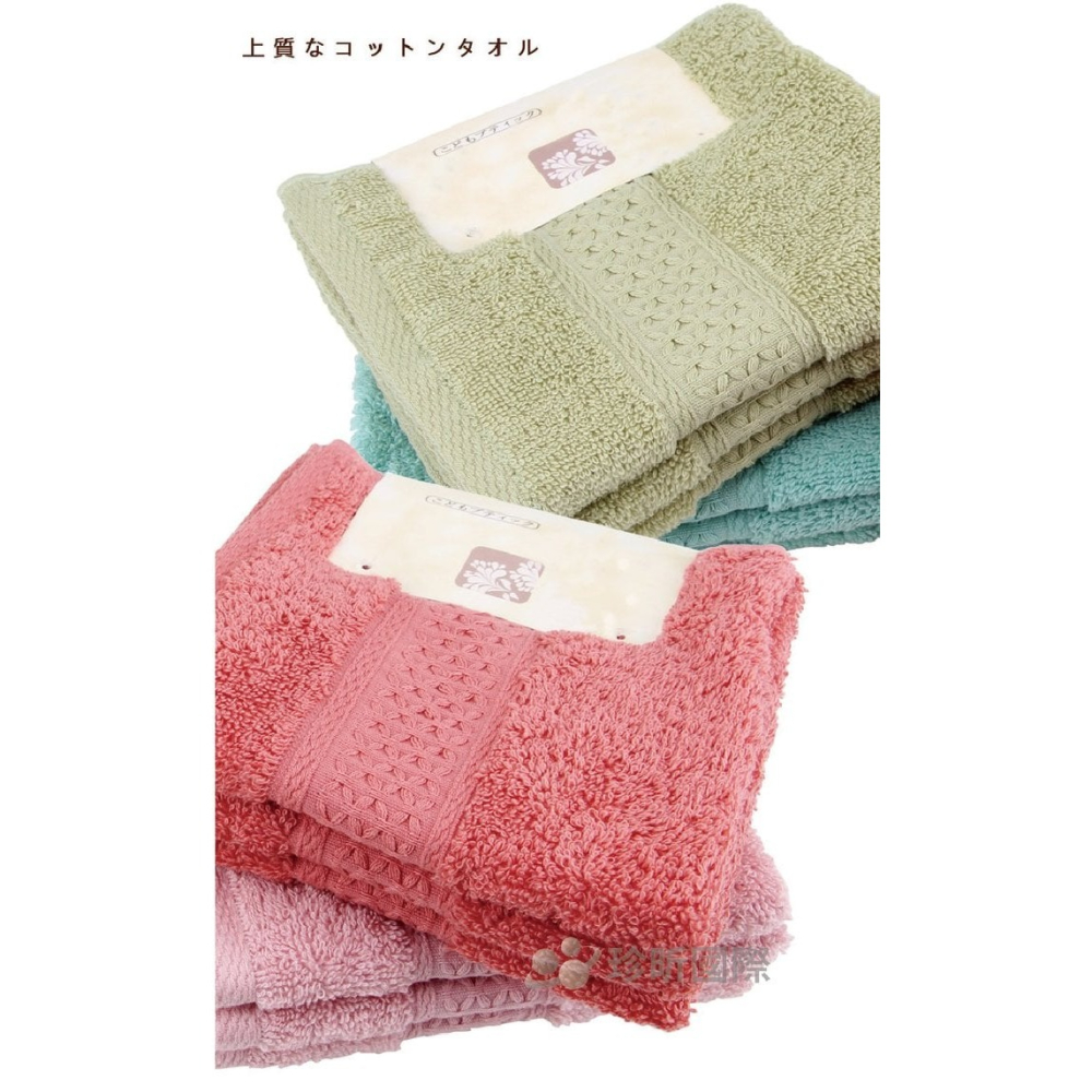 【漂亮購物】素面多色純棉毛圈毛巾方巾 1入 顏色隨機 約34cm×34cm 毛巾 方巾 純棉 毛圈毛巾-細節圖2