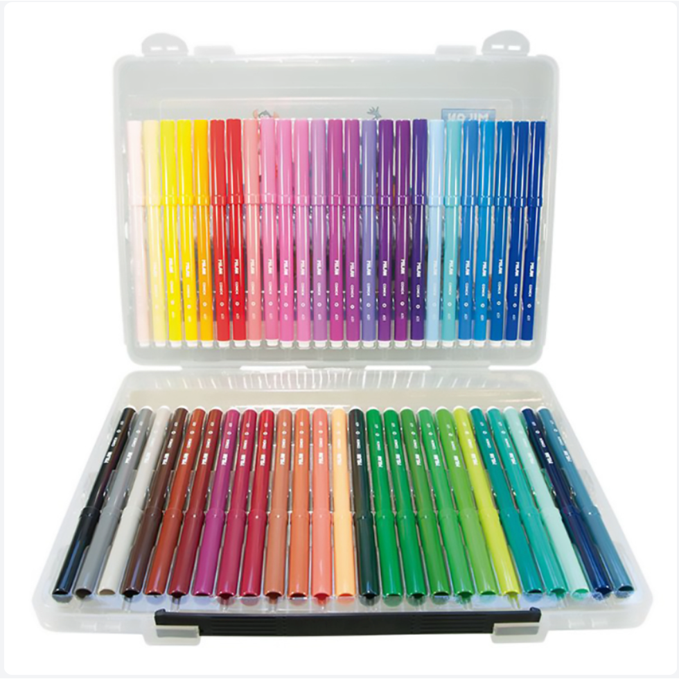 MILAN 兒童可水洗彩色筆 細筆桿50色 3組/箱-細節圖3