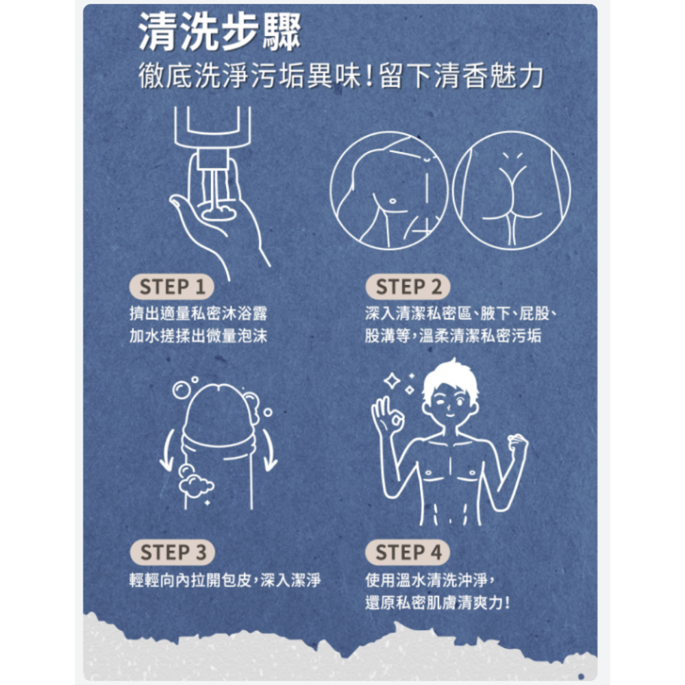 【哇哈哈購物】婦潔 私密沐浴露 男性(220ml)-細節圖6