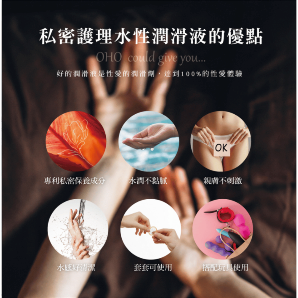【哇哈哈購物】OHO 私密護理水性潤滑液(150ml) 3瓶/箱-細節圖9