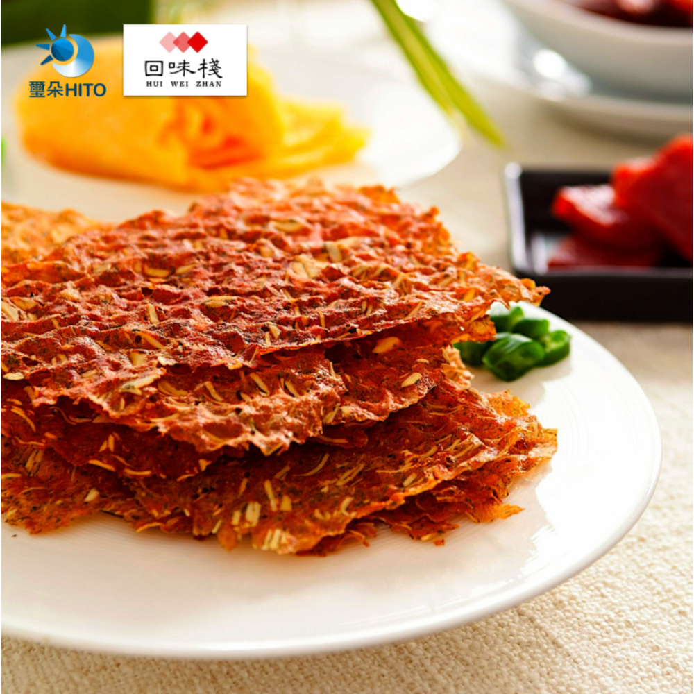 【哇哈哈購物】回味棧 薄脆片 黑胡椒口味/原味/櫻花蝦口味 (100g) 3款任選 10盒/箱-規格圖7