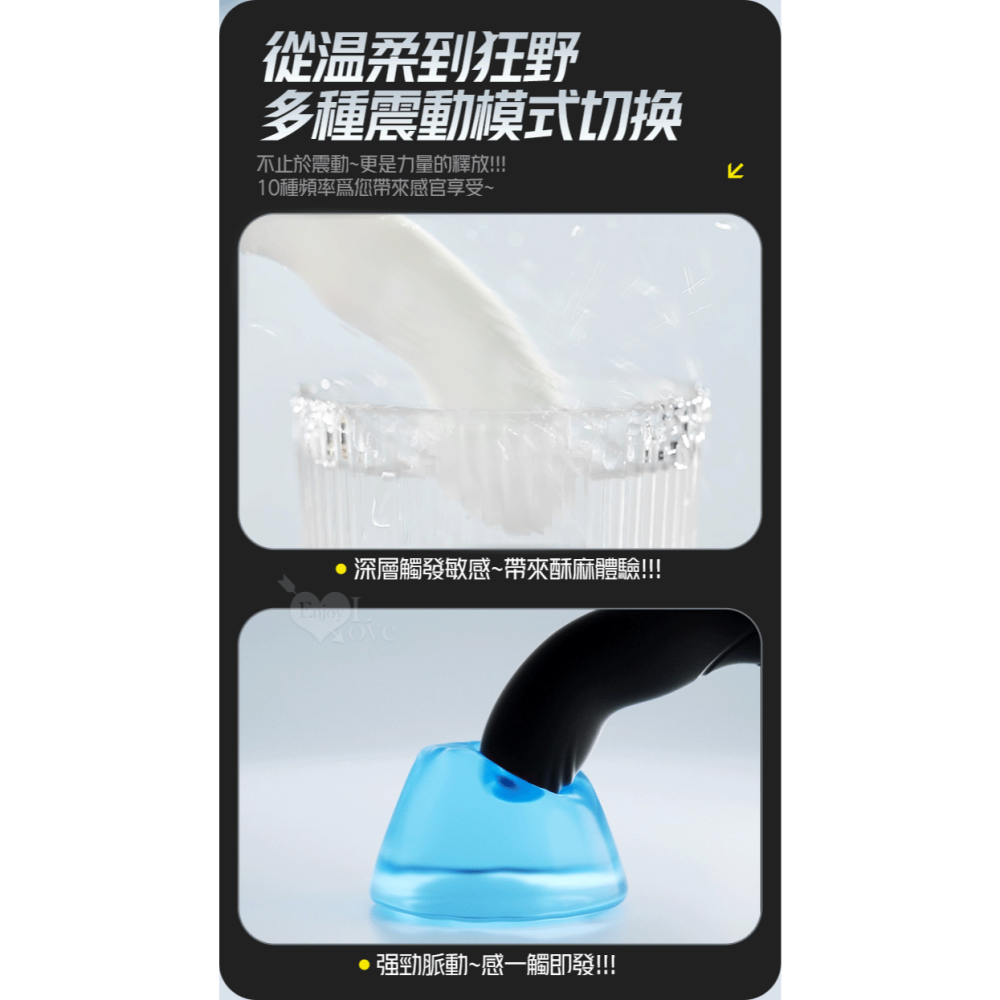 ROSELEX 指環前列腺~深度激活後庭按摩器-液晶視屏顯示10頻震動/可手機APP遙控﹝具兩種操控模式﹞白-細節圖7