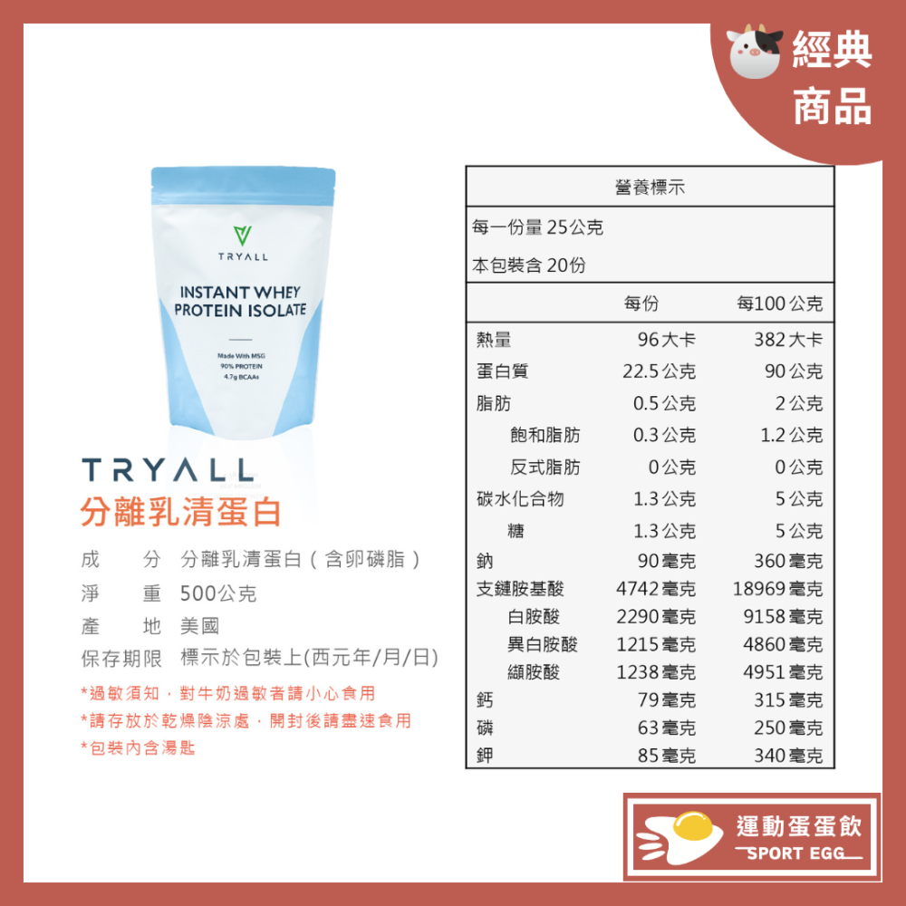 全新現貨⚠️MSG系列乳源/GLC乳源 Tryall 濃縮/分離/水解 乳清蛋白 （500g/包） （1kg/包）-細節圖6