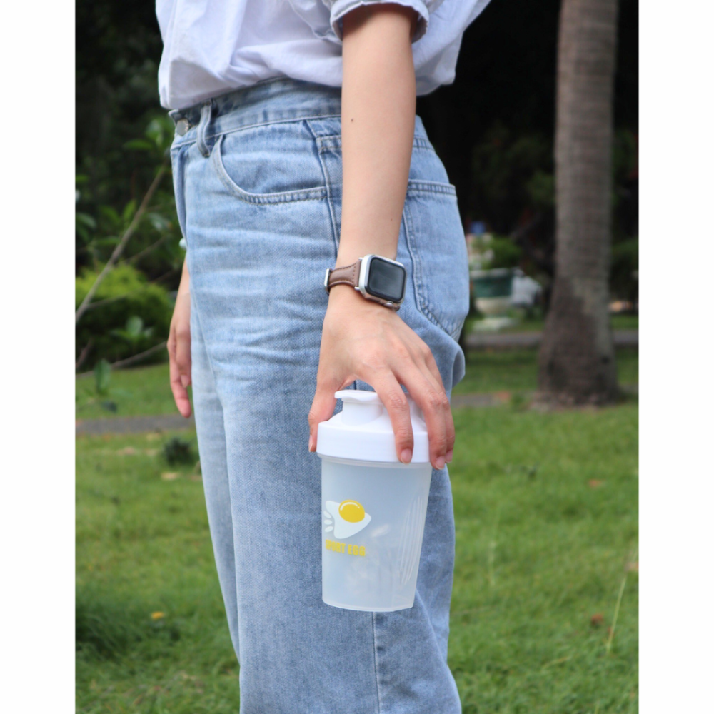 【SPORT.EGG】經典搖搖杯-純白色(500ml)內附搖搖鐵球 蛋白杯 隨行杯 乳清-細節圖5