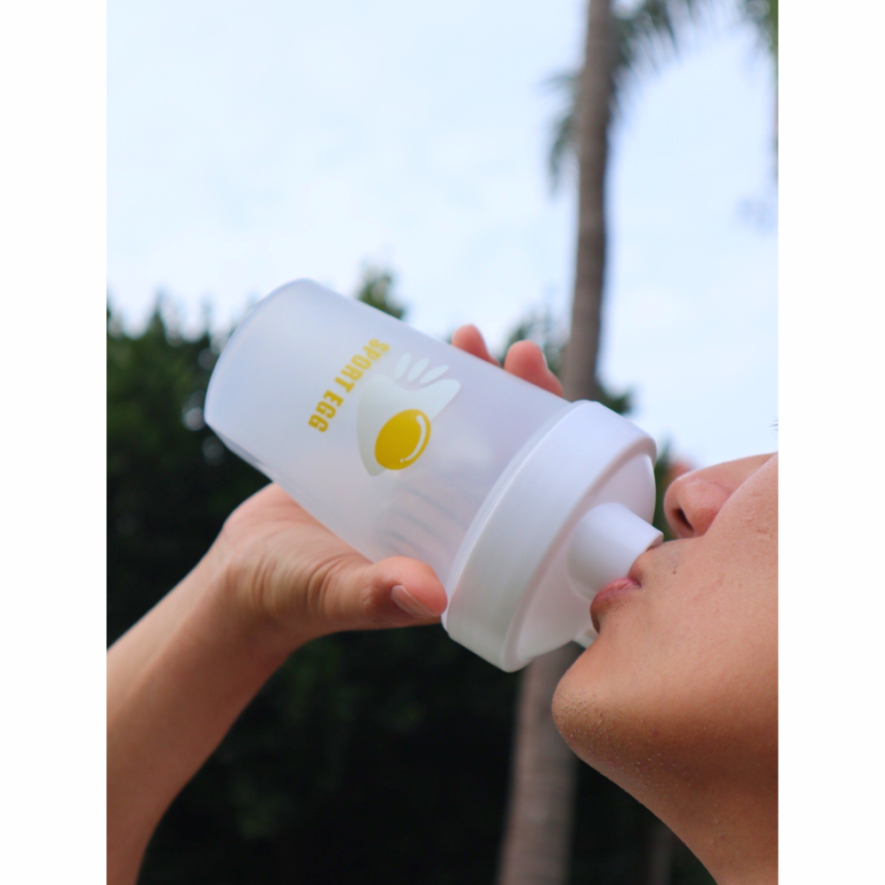 【SPORT.EGG】經典搖搖杯-純白色(500ml)內附搖搖鐵球 蛋白杯 隨行杯 乳清-細節圖9