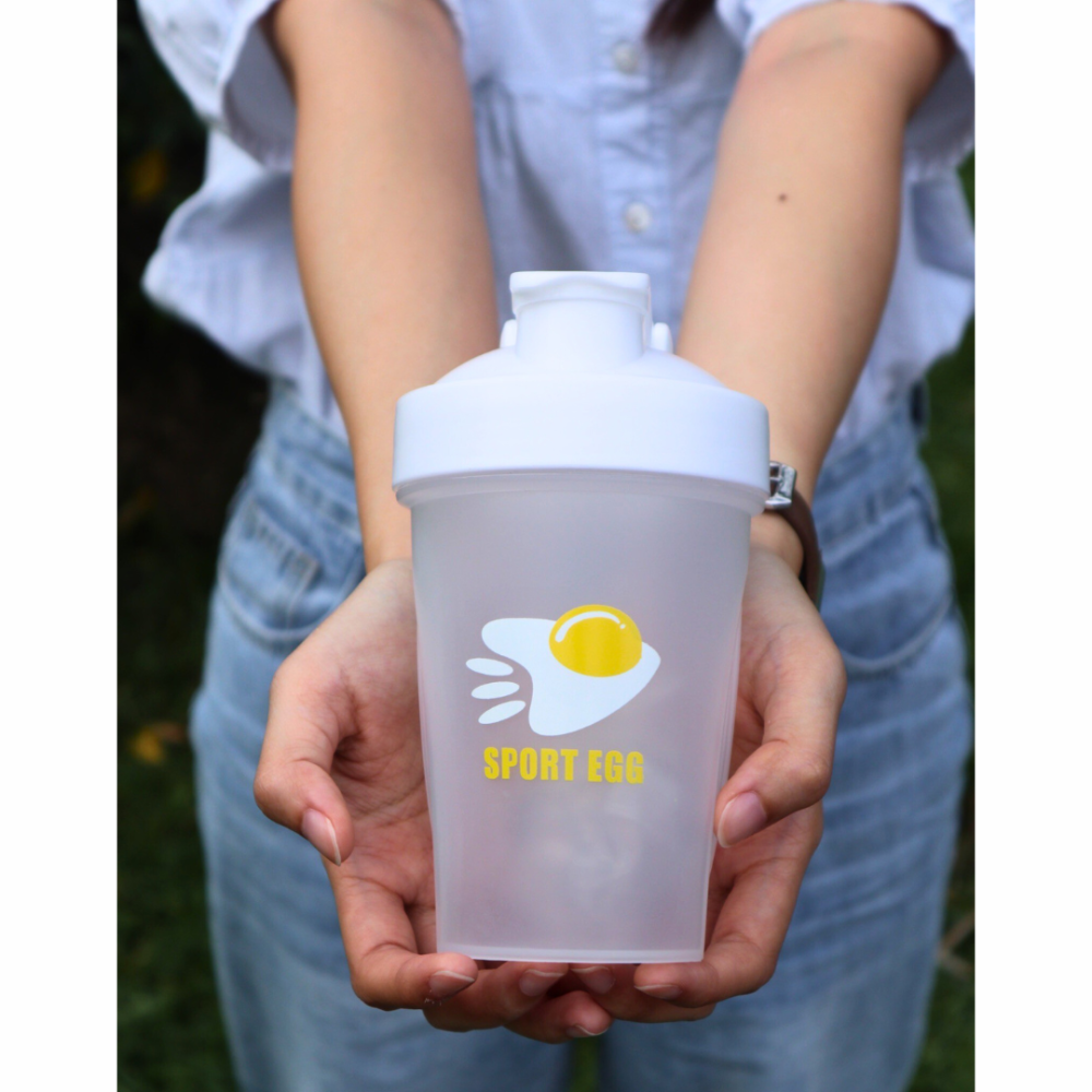 【SPORT.EGG】經典搖搖杯-純白色(500ml)內附搖搖鐵球 蛋白杯 隨行杯 乳清-細節圖3