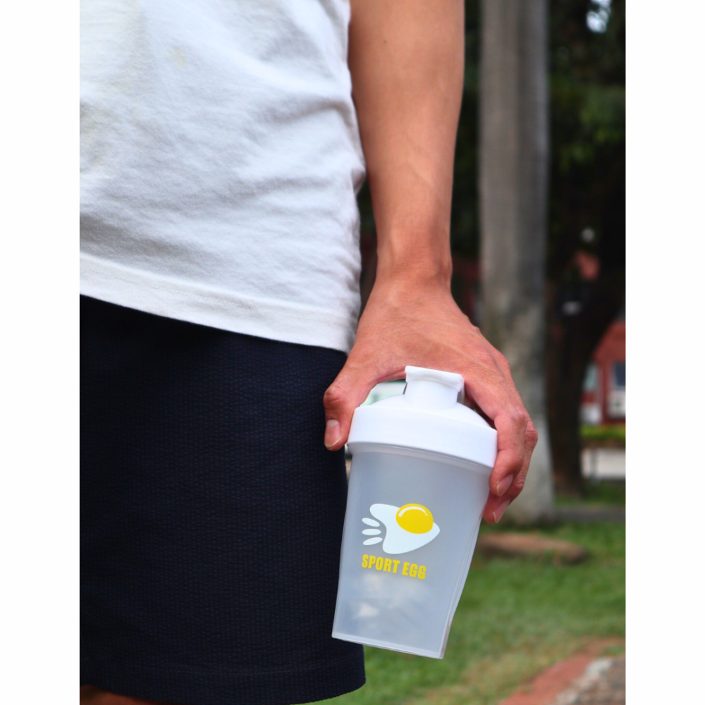 【SPORT.EGG】經典搖搖杯-純白色(500ml)內附搖搖鐵球 蛋白杯 隨行杯 乳清-細節圖7