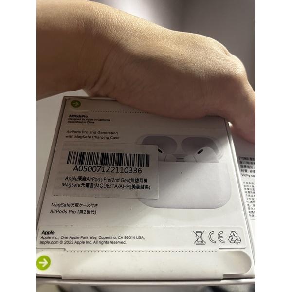 新款 Apple蘋果 AirPods Pro 2 (2nd Gen)無線耳機 MagSafe充電盒(MQD83TA/A)-細節圖7