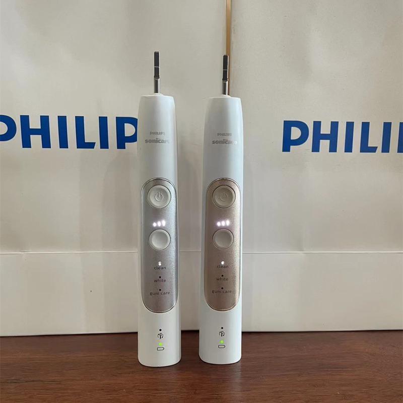 飛利浦PHILIPS電動牙刷HX6980超聲波磁懸浮防水-細節圖2