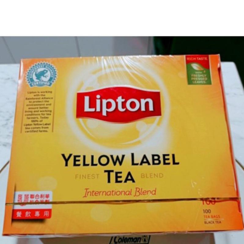 只要99立即寄出茶☕️立頓黃牌精選紅茶（2g×100入）立頓紅茶 立頓紅茶包