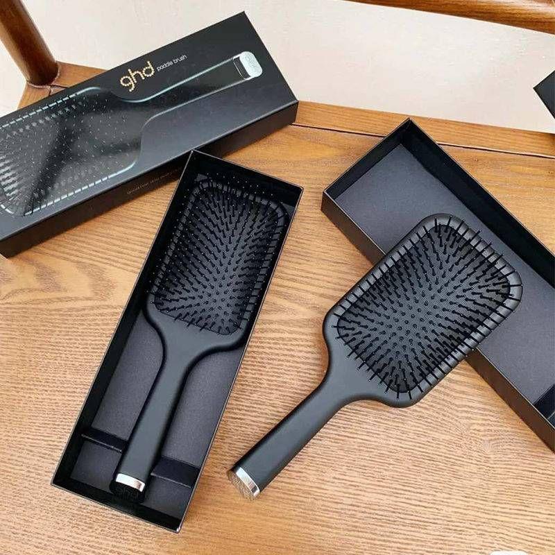 英國‎‎按摩頭皮氣墊梳子梳-黑*精裝盒-細節圖6