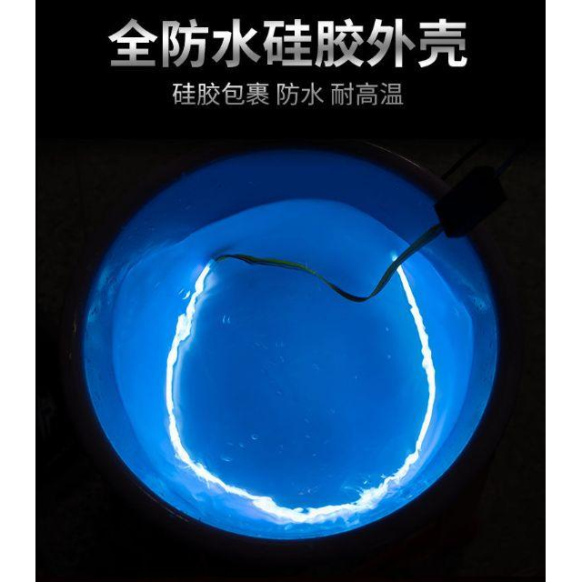 60公分汽車大燈改裝導光條淚眼軟燈條眉燈高亮LED日行燈裝飾彩燈 帶轉向-細節圖2