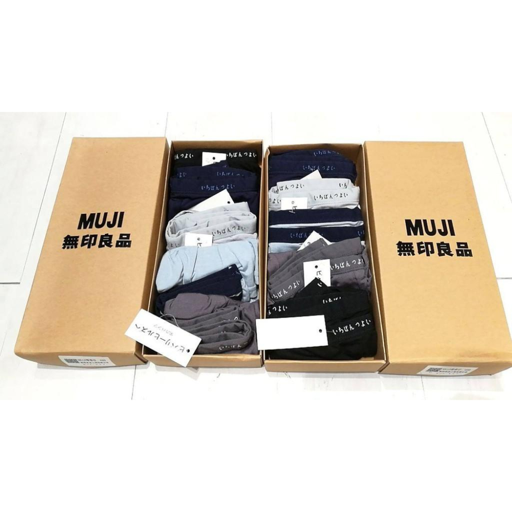 出清!!現貨!!馬上寄出!!無印男生四角內褲五條禮盒裝-細節圖5