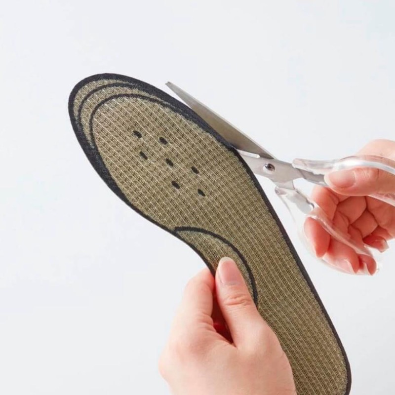 🇯🇵日本SLARIS 素足專用！可水洗吸汗鞋墊（2色）-細節圖5