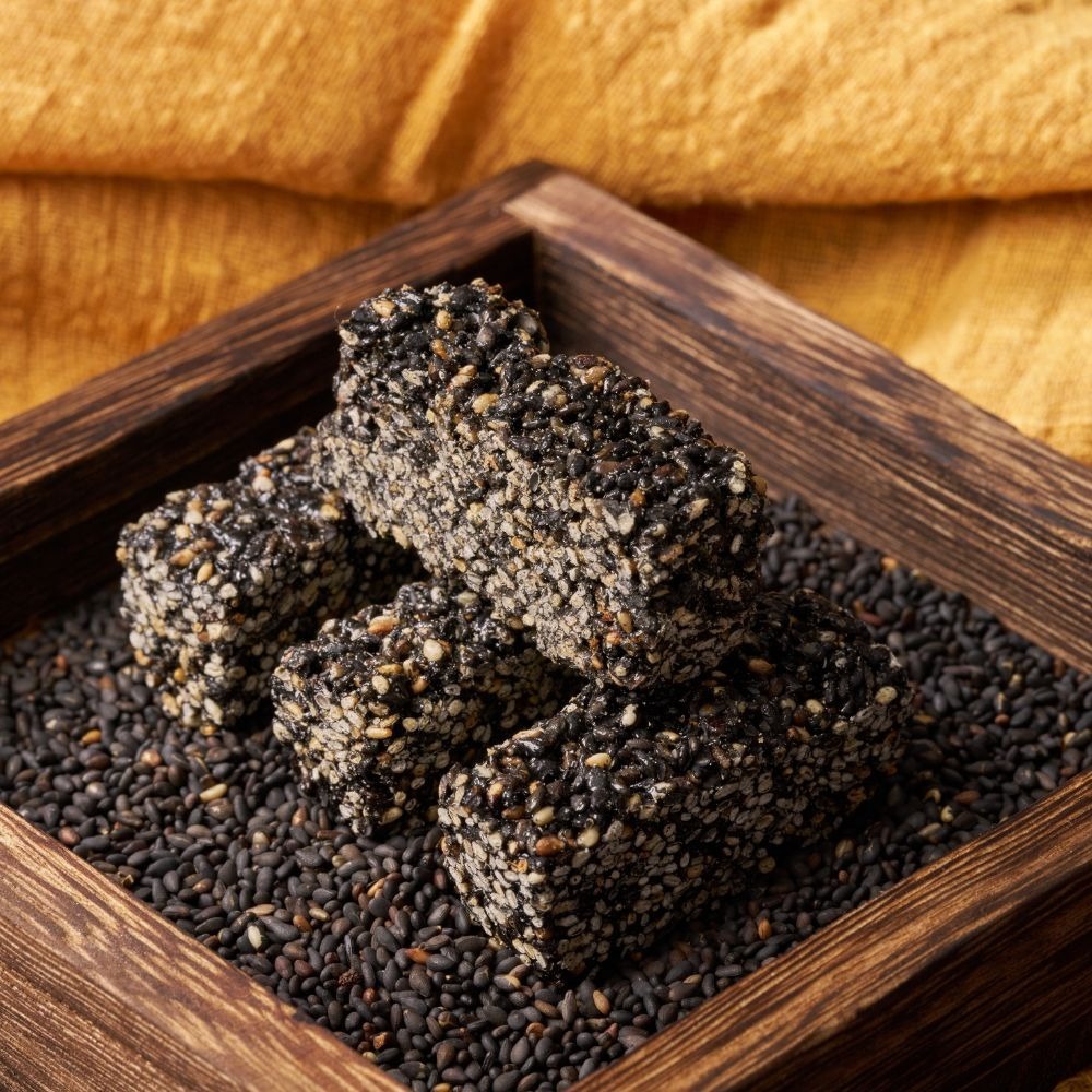 芝麻糖 芝麻酥 芝麻香氣 日本進口海藻糖 低糖 素食 美食 伴手禮 台灣零食 台灣伴手禮 台灣名產 年貨【周周生活】-細節圖2