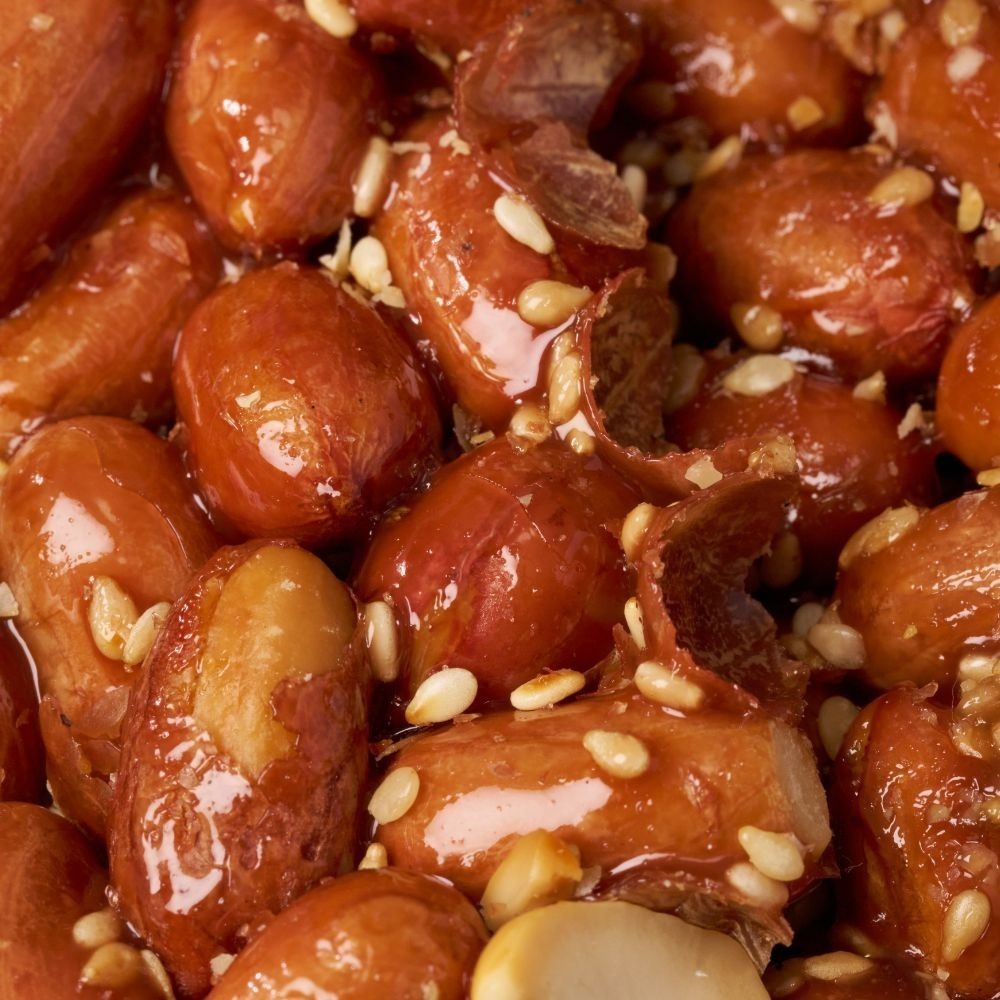 脆花生糖 紅膜花生糖 花生酥 日本進口海藻糖 減糖 年貨 茶點 下午茶 點心 台灣 名產 快速出貨【周周生活】-規格圖4