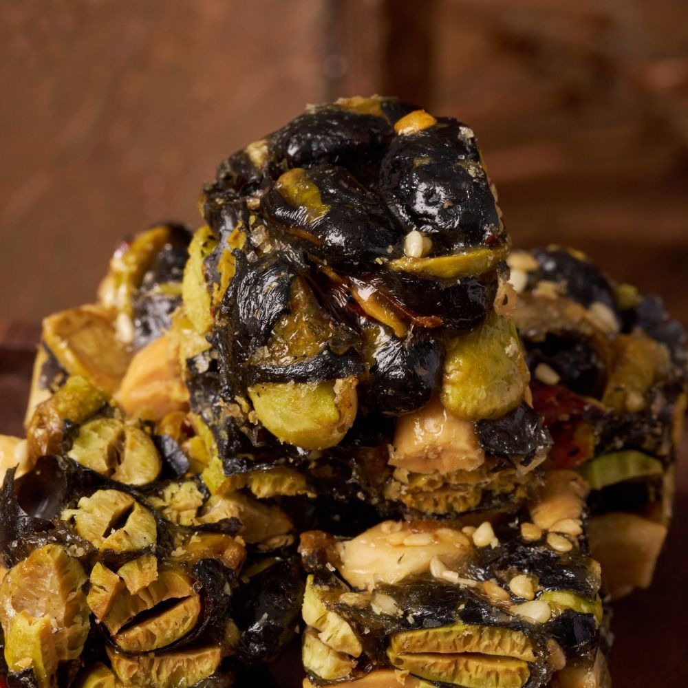 黑豆花生酥 花生酥 微鹹辣 手工 製作 餅乾 年貨 茶點 下午茶 點心 台灣 名產 快速出貨【周周生活】-細節圖3