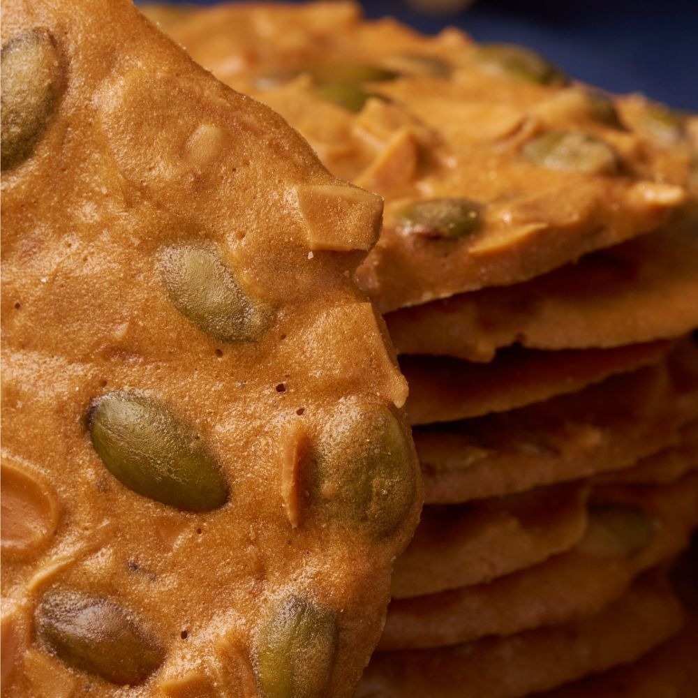 杏仁南瓜子瓦片