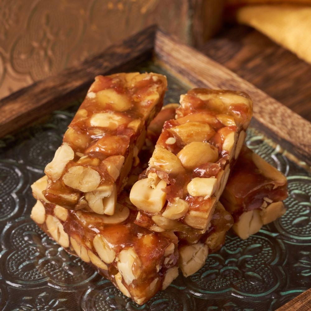 花生糖 花生軟糖 紅膜花生 鹹甜花生香 日本進口海藻糖 低糖 伴手禮 休閒零食 伴手禮 年貨 台灣名產 【周周生活】-細節圖2