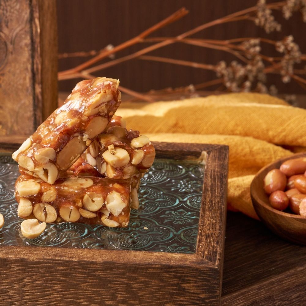 花生糖 花生軟糖 紅膜花生 鹹甜花生香 日本進口海藻糖 低糖 伴手禮 休閒零食 伴手禮 年貨 台灣名產 【周周生活】-細節圖3