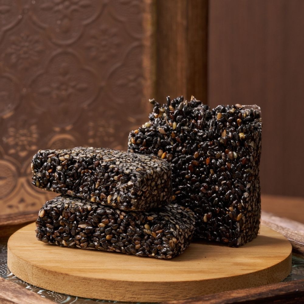 芝麻軟糖 低糖 高鈣 美食 伴手禮 休閒零食 台灣零食 台灣伴手禮 養生 芝麻軟糖 現貨 茶點 點心【周周生活】-細節圖2