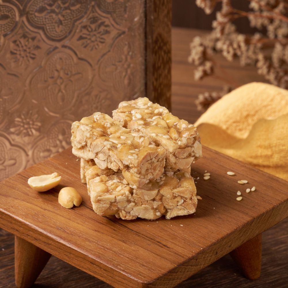 酥糖禮盒 花生酥 芝麻酥 杏仁酥 禮盒 年節送禮 伴手禮 企業贈禮 三節禮盒 堅果 手工製作 中式點心 周周生活-細節圖5