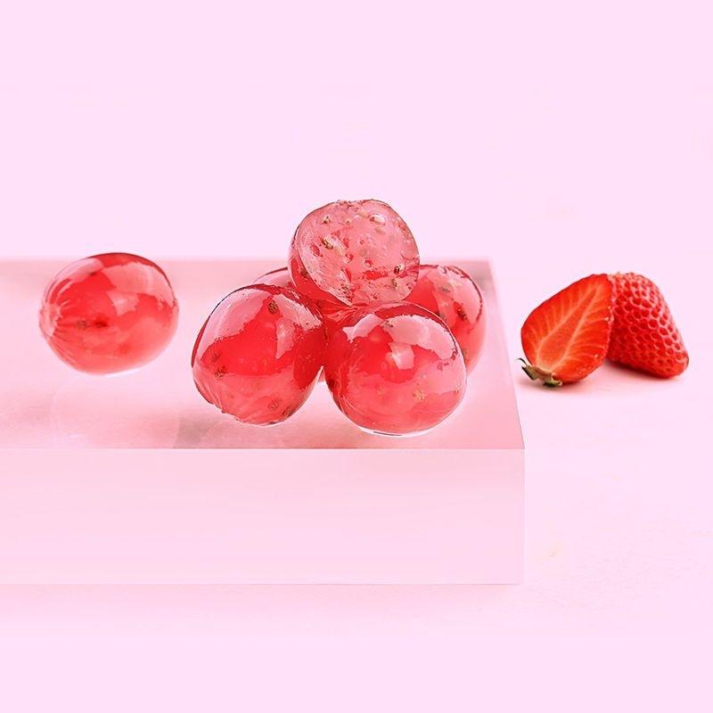 7/2放暑假🔥免運 百草味⭕爆漿果汁軟糖✨葡萄🍇草莓🍓藍莓🫐✨小小丸MarU✨零食批發🍩水果軟糖 零食 糖果-細節圖8