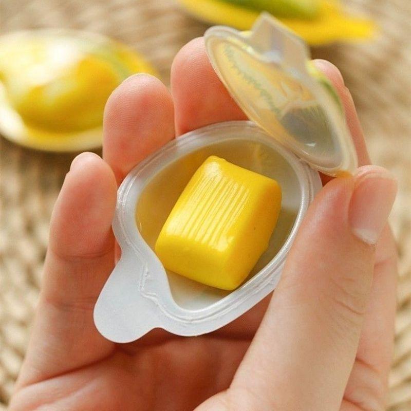 7/2放暑假🔥現貨免運🔥蝦皮最便宜✨3D水果奶糖😍榴槤/草莓/椰子/咖啡/芒果 水果造型軟糖✨小小丸MarU✨造型軟糖-細節圖5