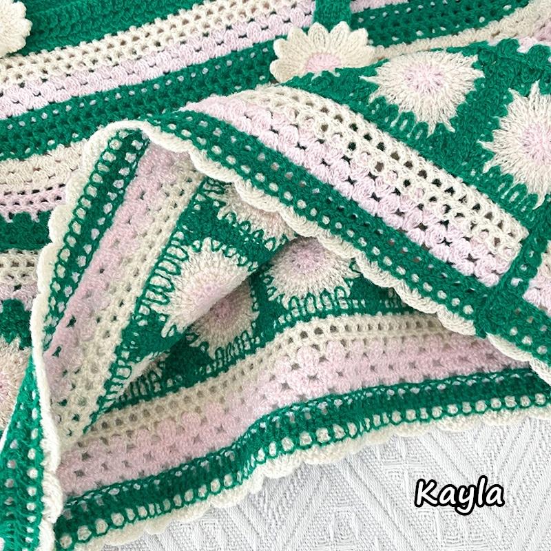 🔥899免運🔥刺繡縷空花朵綁繩吊帶背心 A0756 #Kayla.girl #少女愷拉 #實穿-細節圖9