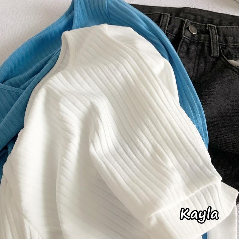 【現貨+預購】羅紋圓領美背綁帶上衣 A0267 #Kayla.girl #少女愷拉 #實穿-細節圖6