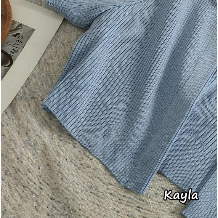 預購🌟免運🌟 氣質綁帶短版薄款針織外罩 A1204 #Kayla.girl #少女愷拉-細節圖7