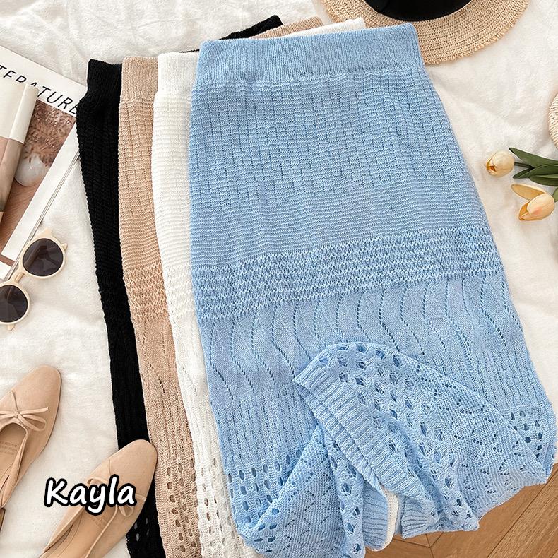 預購🌟免運🌟削肩背心上衣+高腰針織裙2件組套裝 A1163 #Kayla.girl #少女愷拉-細節圖8