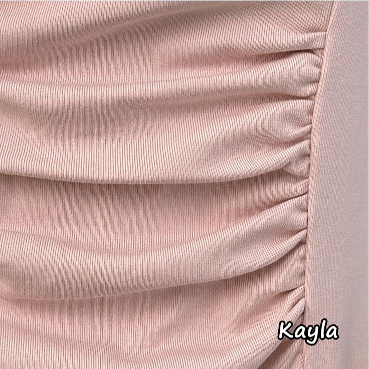 預購🌟免運🌟 撞色滾邊蝴蝶結收腰顯瘦裙襬吊帶洋裝 A1211 #Kayla.girl #少女愷拉-細節圖8