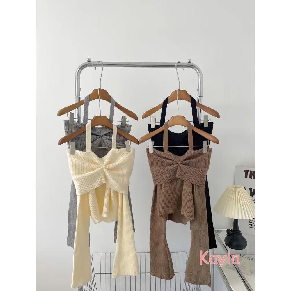 預購🌟免運🌟 性感露肩造型打摺針織上衣 A1281 #Kayla.girl #少女愷拉-細節圖2