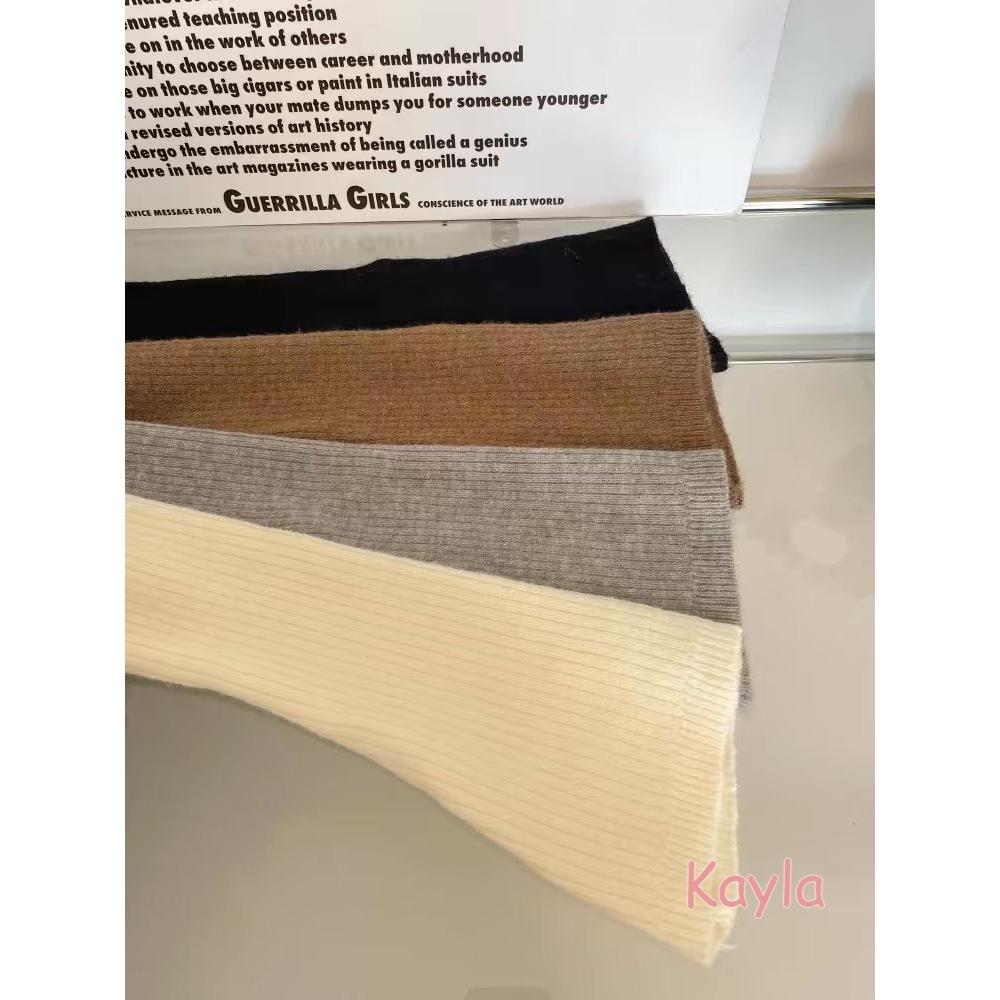 預購🌟免運🌟 性感露肩造型打摺針織上衣 A1281 #Kayla.girl #少女愷拉-細節圖6