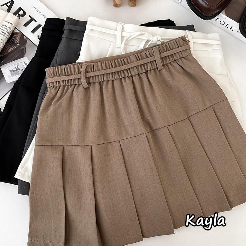 預購🌟免運🌟 百褶蝴蝶結後鬆緊短裙褲裙 A1170 #Kayla.girl #少女愷拉-細節圖5