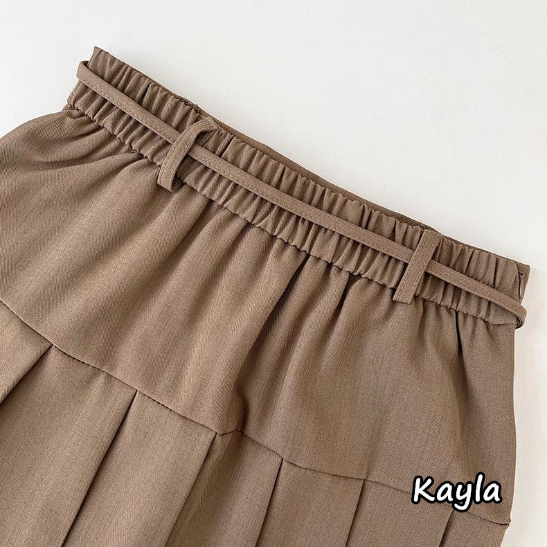 預購🌟免運🌟 百褶蝴蝶結後鬆緊短裙褲裙 A1170 #Kayla.girl #少女愷拉-細節圖8