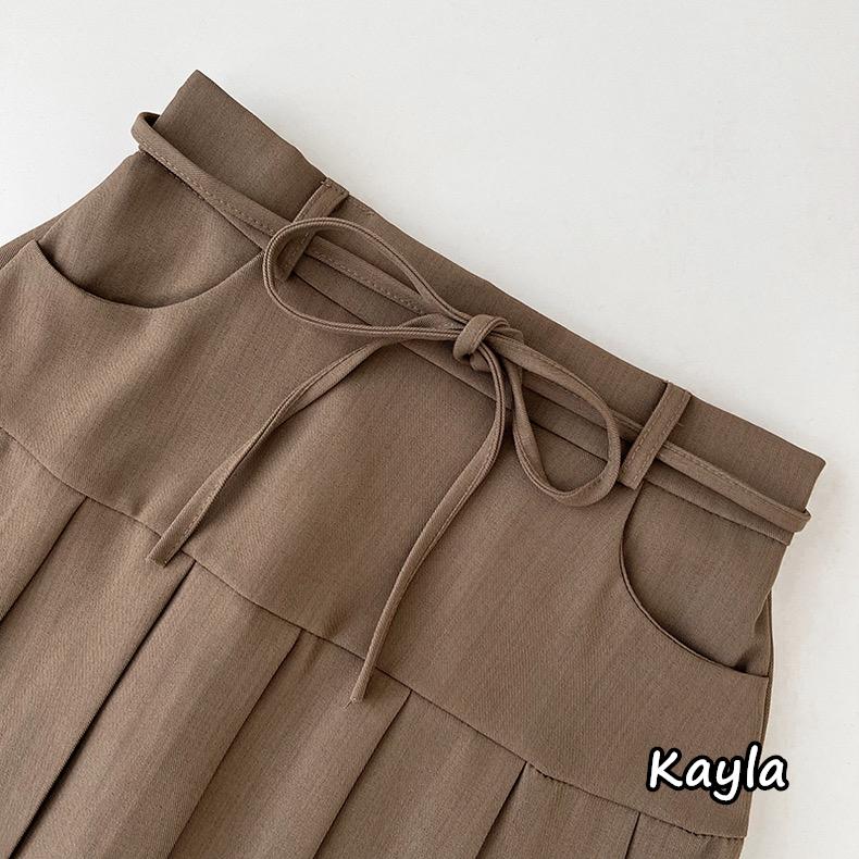 預購🌟免運🌟 百褶蝴蝶結後鬆緊短裙褲裙 A1170 #Kayla.girl #少女愷拉-細節圖9