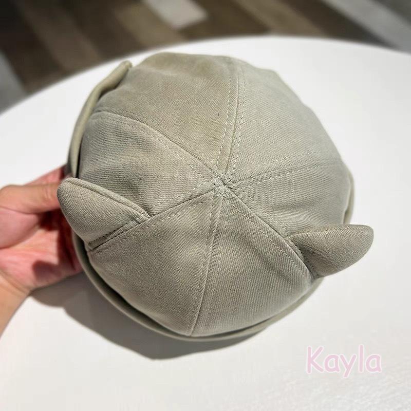 預購🌟免運🌟 貓耳百搭水兵帽地主帽瓜皮帽 A1276 #Kayla.girl #少女愷拉-細節圖5