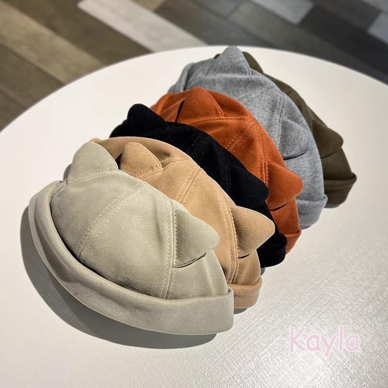 預購🌟免運🌟 貓耳百搭水兵帽地主帽瓜皮帽 A1276 #Kayla.girl #少女愷拉-細節圖8