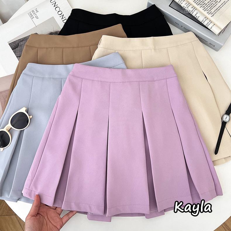 預購🌟免運🌟 西裝短版外套+百摺褲裙2件組套裝 A1188 #Kayla.girl #少女愷拉-細節圖4