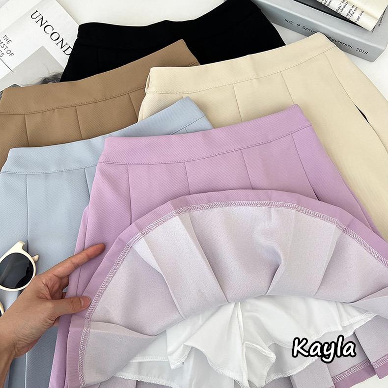 預購🌟免運🌟 西裝短版外套+百摺褲裙2件組套裝 A1188 #Kayla.girl #少女愷拉-細節圖5